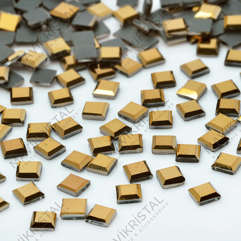 DMC Square (Kare) Gold Hematite